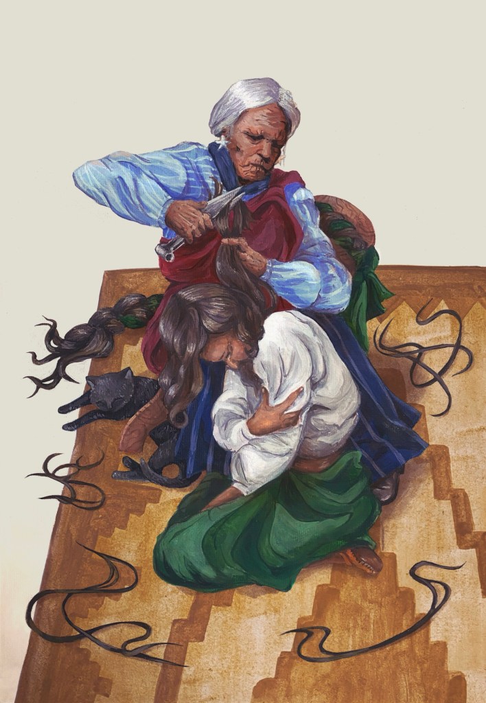 Rapunzel submission for Folio Book Illustration Award 2025